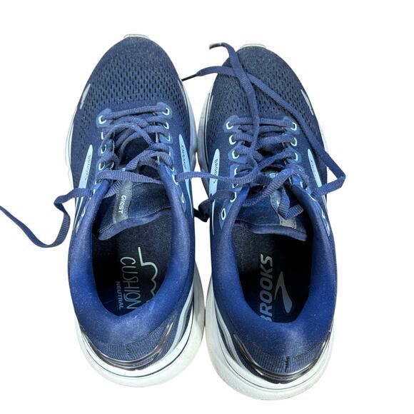 Brooks Ghost 15 Navy Running Shoes Diabetic Certified Size 8 - Picture 8 of 11